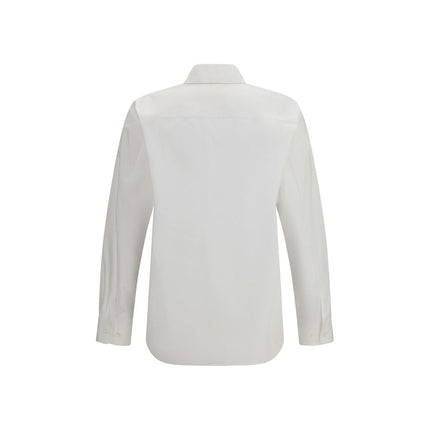 Umit Benan White Cotton Dress Shirt