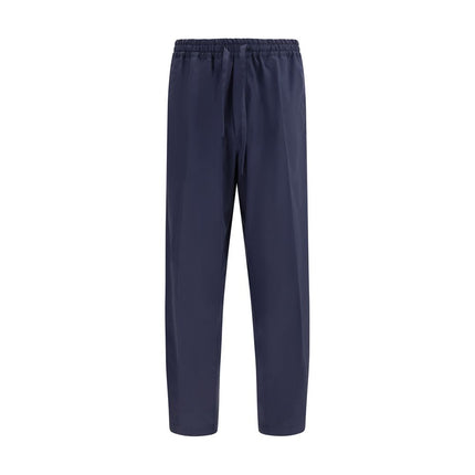 Umit Benan Blue Cotton Casual Pants