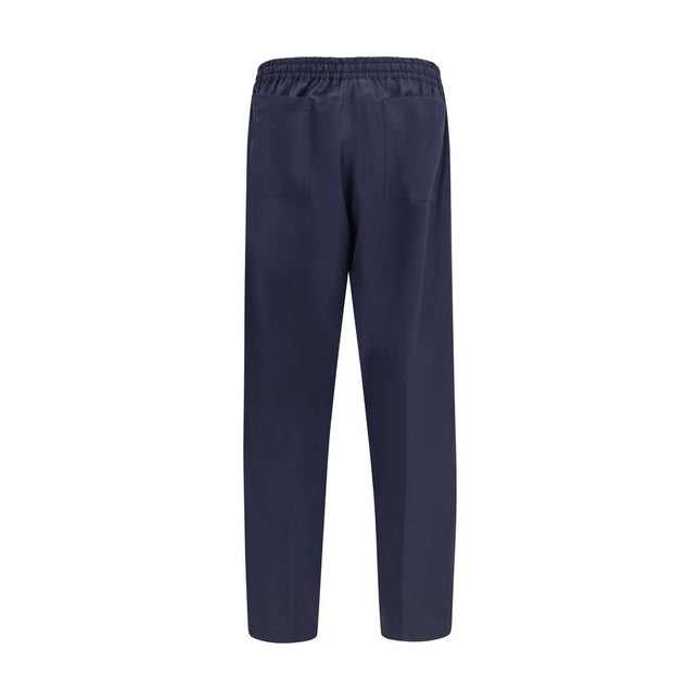 Umit Benan Blue Cotton Casual Pants