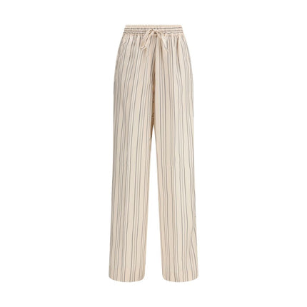 Umit Benan Multicolor Silk Casual Pants