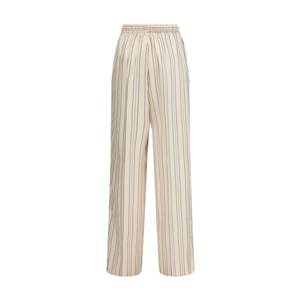 Umit Benan Multicolor Silk Casual Pants
