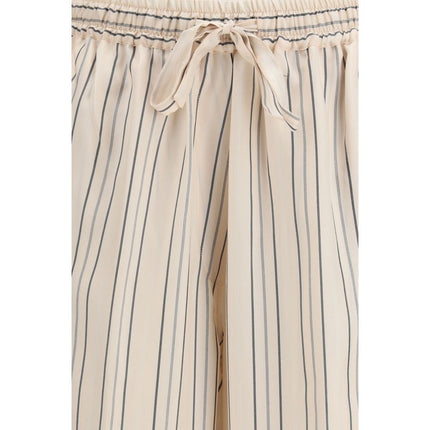 Umit Benan Multicolor Silk Casual Pants