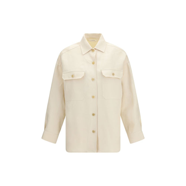 Umit Benan Beige Linen Shirt