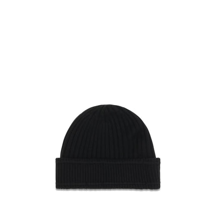 Burberry Black Wool Oves Aries Beanie