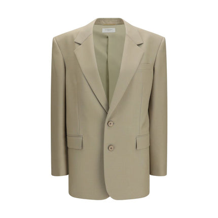 Saint Laurent Beige Wool Oves Aries Blazer