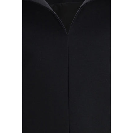 Balenciaga Black Wool Oves Aries Cocktail Dress