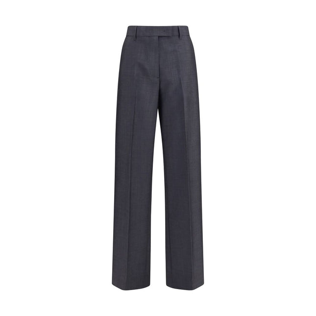 Miu Miu Gray Wool Oves Aries Dress Pants