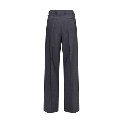 Miu Miu Gray Wool Oves Aries Dress Pants