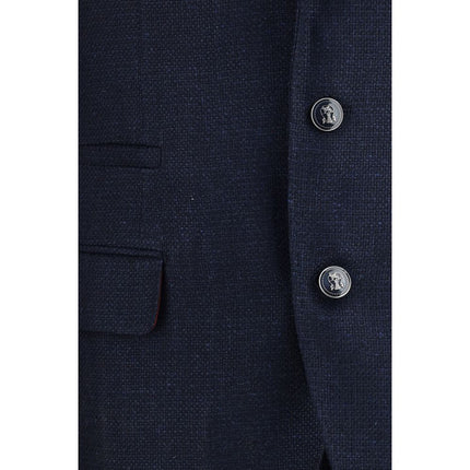 Brunello Cucinelli Blue Wool Oves Aries Two-Piece Suit