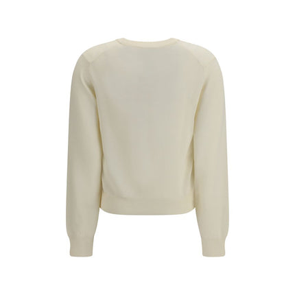 Maison Kitsuné Beige Wool Oves Aries Sweatshirt