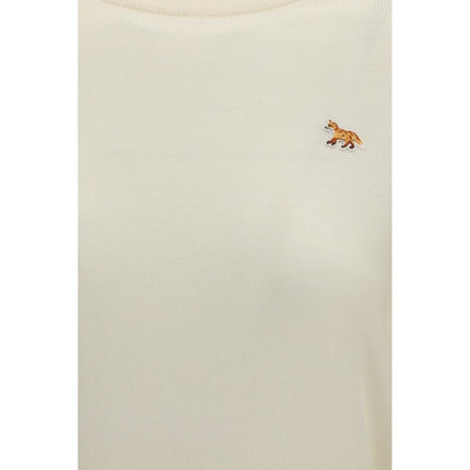 Maison Kitsuné Beige Wool Oves Aries Sweatshirt