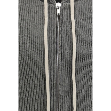 Rick Owens Bicolor Wool Oves Aries Hoodie