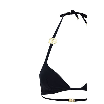 Dolce & Gabbana Black Nylon Bikini