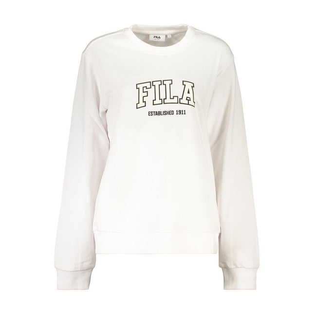 Fila White Cotton Women's Sweatshirt