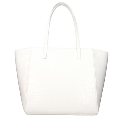 Karl Lagerfeld White Polyethylene Shoulder Bag
