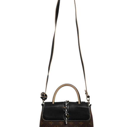 Louis Vuitton Calfskin Monogram Chain It Bag PM Black