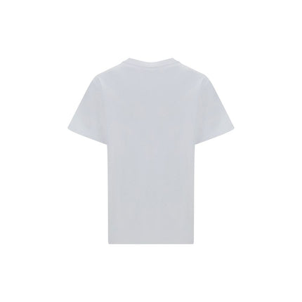 Ganni White Cotton T-Shirt