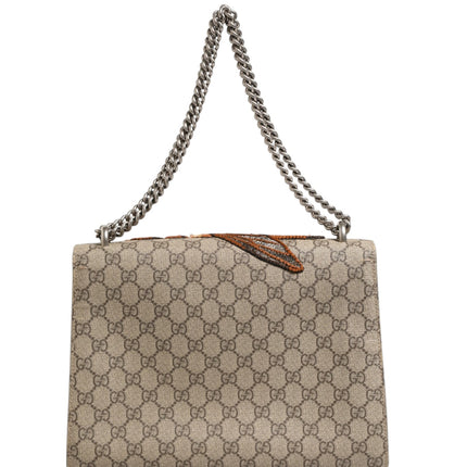 Gucci Supreme Monogram Bee Embroidered Shoulder Bag