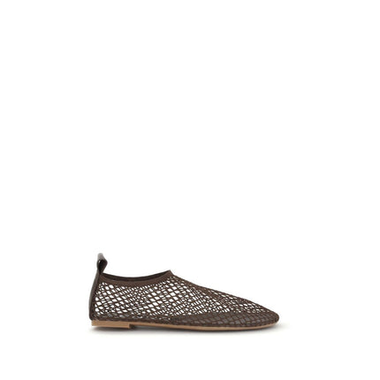 Senso Brown Rubber Ballet Flats