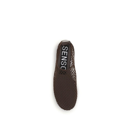 Senso Brown Rubber Ballet Flats
