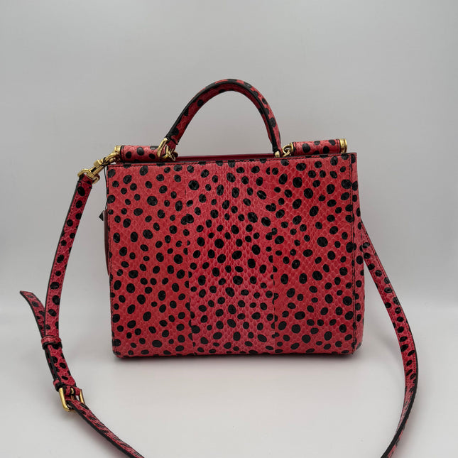 Dolce & Gabbana DOLCE & GABBANA SICILY in Reptile Skin Handbag
