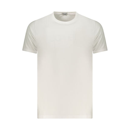 Coveri Moving White Cotton Men's T-Shirt