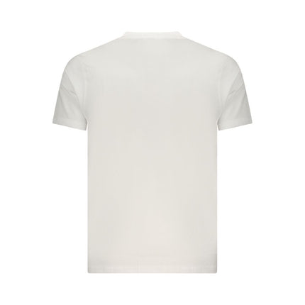 Coveri Moving White Cotton Men's T-Shirt