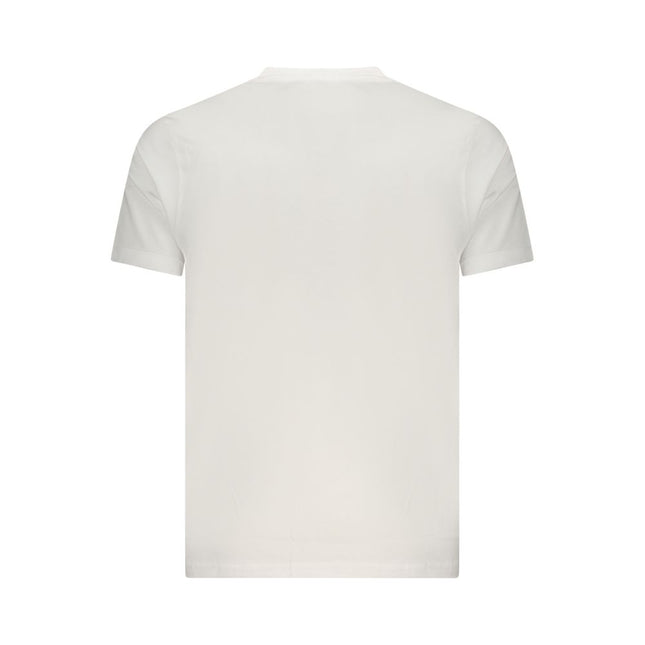 Coveri Moving White Cotton Men's T-Shirt