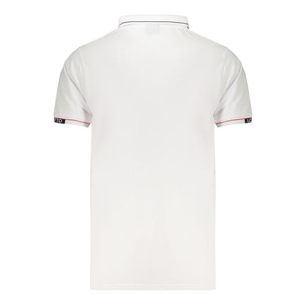 Lotto White Polyester Men's Polo Shirt