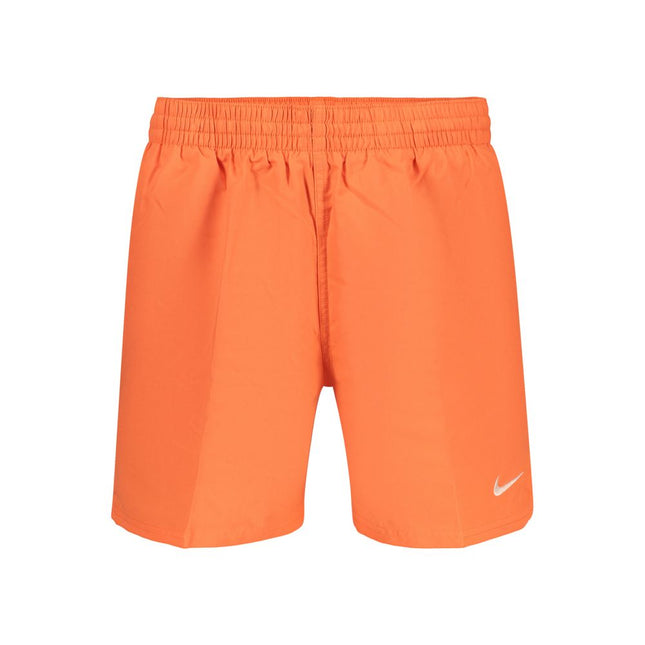 Nike Orange Polyester Men's Swimwear Shorts