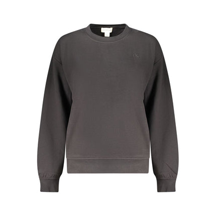 Calvin Klein Black Cotton Womens Sweatshirt