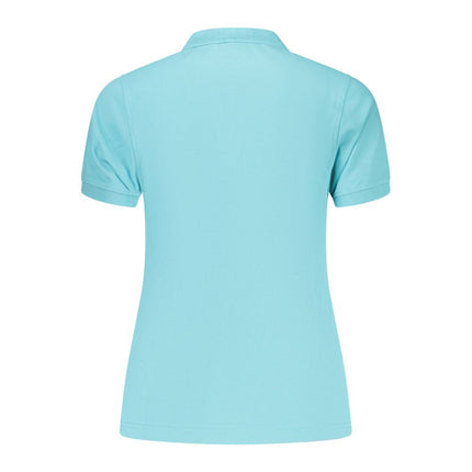 Norway 1963 Azzurro Cotton Womens Polo
