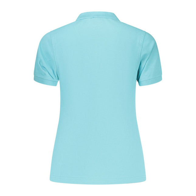 Norway 1963 Azzurro Cotton Womens Polo