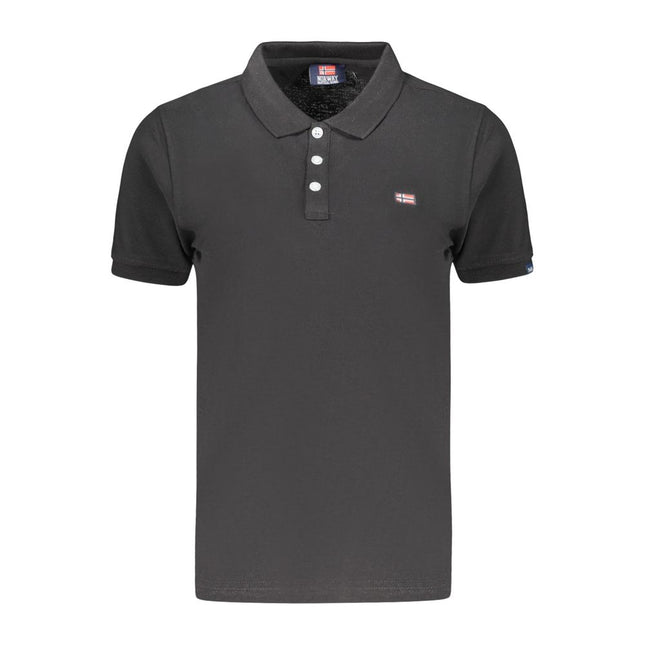 Norway 1963 Black Cotton Women's Polo Shirt