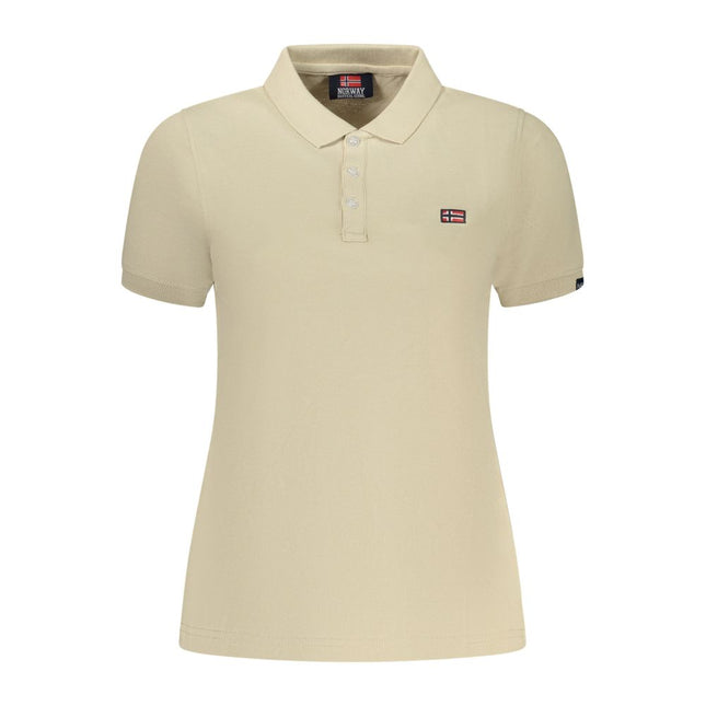 Norway 1963 Beige Cotton Womens Polo