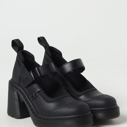 Dr. Martens Black Leather Platform Pumps