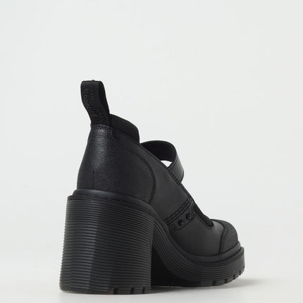 Dr. Martens Black Leather Platform Pumps