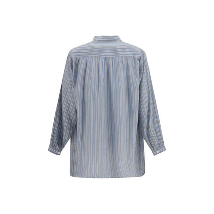 Marant Etoile Blue Cotton Blouse