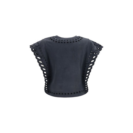 Marant Etoile Black Cotton T-Shirt