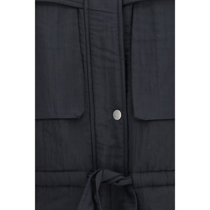 Marant Etoile Black Modal Full-Length Jacket