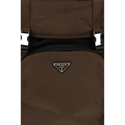 Prada Brown Recycled Polyamide Backpack