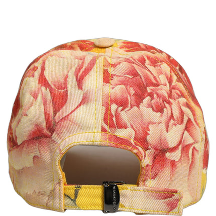 Dolce & Gabbana Men Multicolor Cotton Floral Baseball Capello Hat