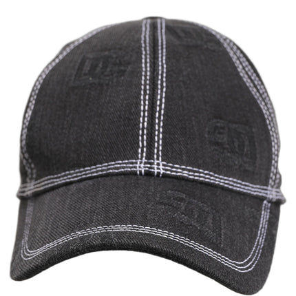 Dolce & Gabbana Men Black Cotton 6 Panel Baseball Capello Hat