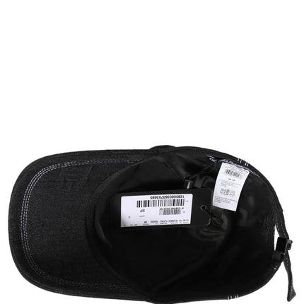 Dolce & Gabbana Men Black Cotton 6 Panel Baseball Capello Hat