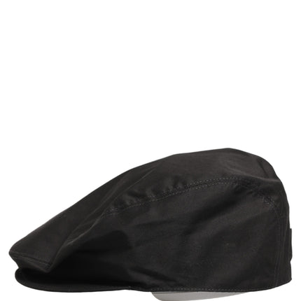 Dolce & Gabbana Men Black Cotton Stretch Newsboy Cloth Capello Hat