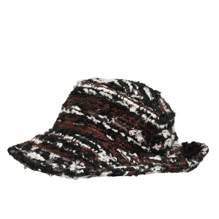 Dolce & Gabbana Women Multicolor Acrylic Tweed Bucket Capello Hat