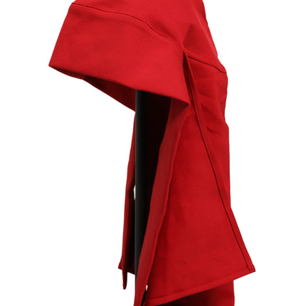 Dolce & Gabbana Women Red Polyester Whole Head Wrap Capello Hat