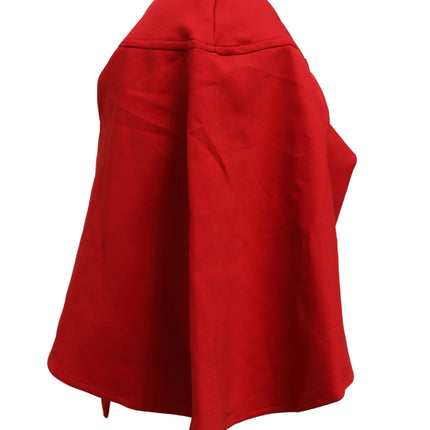 Dolce & Gabbana Women Red Polyester Whole Head Wrap Capello Hat
