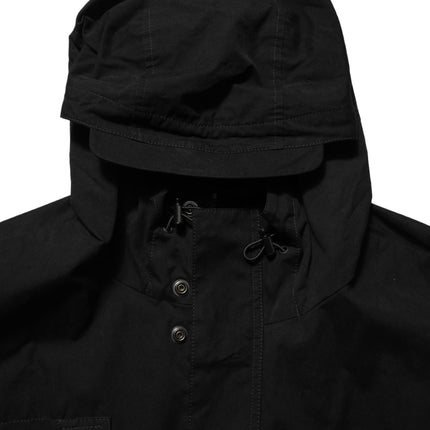 Dolce & Gabbana Black Nylon Men Hooded Windbreaker Jacket