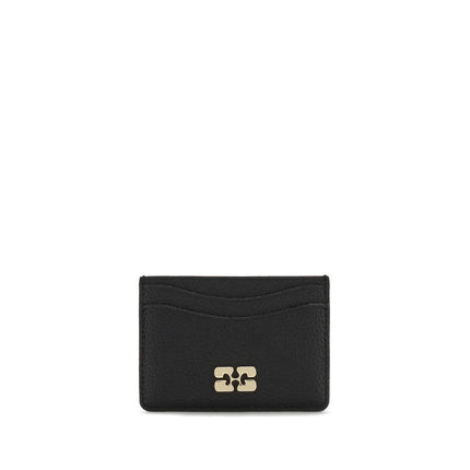 Ganni Black Recycled Polyamide Wallet